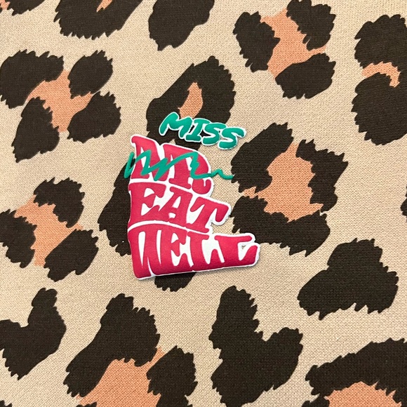 Mr. Eatwell (Miss. Eatwell) Heather McMahan Leopard Sweatsuit Set - Picture 6 of 6